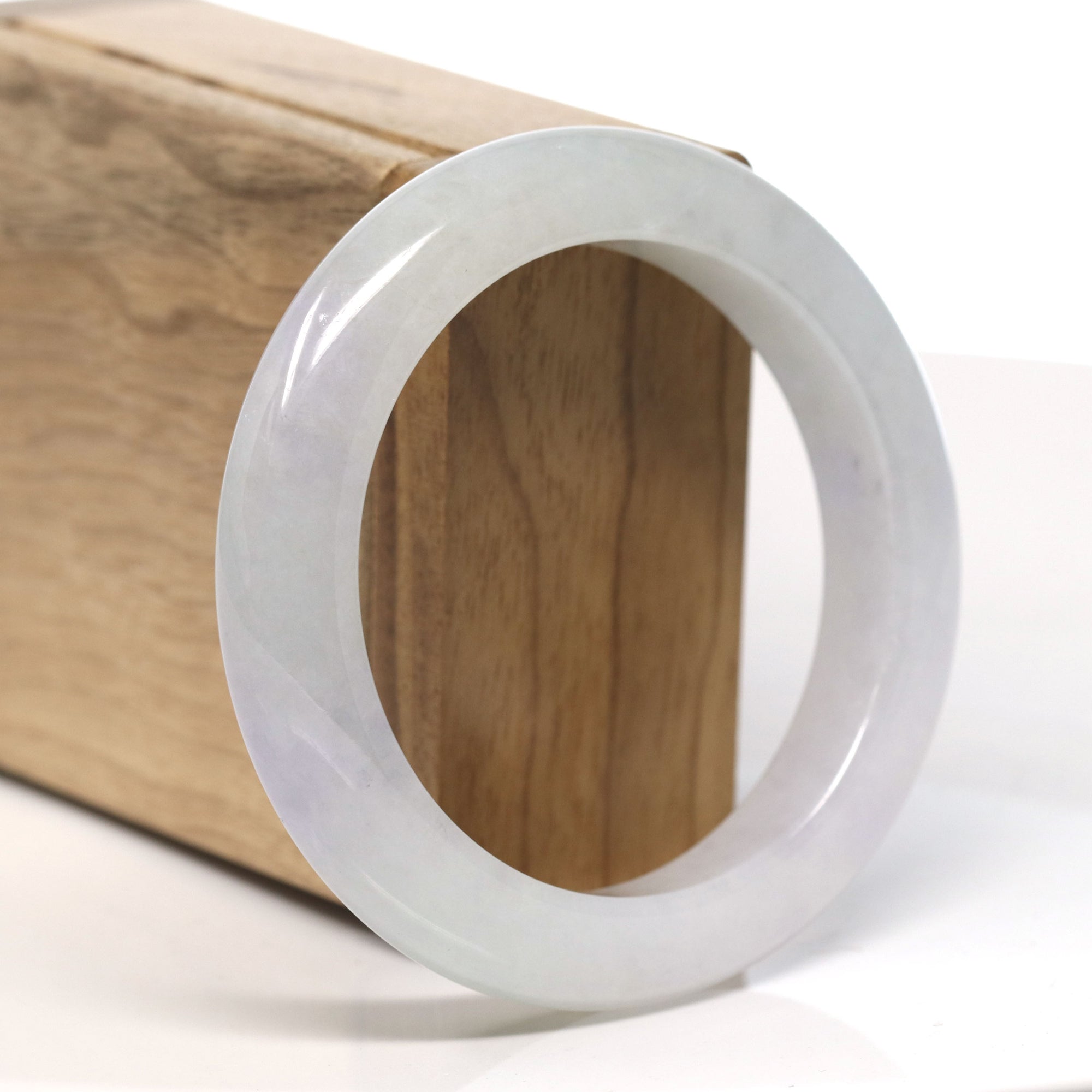 Baikalla High end Ice Green Natural Jadeite Jade Bangle ( 55.1 mm )