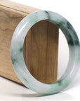 Baikalla Natural Blue-Green Jadeite Jade Bangle Bracelet (59mm) 