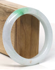 Baikalla™ "Classic Bangle" Genuine Jadeite Jade Lavender Green Bangle Bracelet (59.6mm)