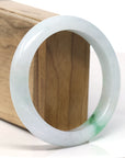 Baikalla™ "Classic Bangle" Genuine Jadeite Jade Lavender Green Bangle Bracelet (59.6mm)