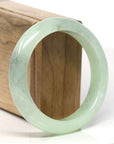 Baikalla Ice Green Natural Jadeite Jade Bangle ( 57.5 mm )