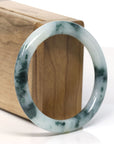 Natural Burmese Blue Green Jadeite Jade Bangle Bracelet (55.2 mm) 