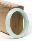 Baikalla Natural Green Jadeite Jade Oval Bangle Bracelet (53.7 mm) 
