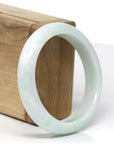 Baikalla™ "Classic Bangle" Genuine Burmese Green Jadeite Jade Bangle Bracelet (56.8 mm) 