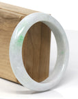 Genuine Burmese Green Jadeite Jade Bangle Bracelet (58.6 mm) 