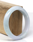 Genuine Lavender Jadeite Jade Bangle Bracelet (58.4mm) 