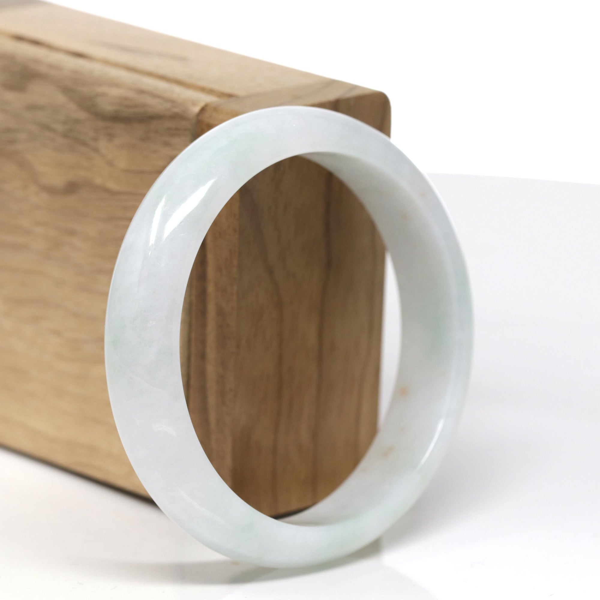Baikalla™ "Classic Bangle" Genuine Burmese High Quality Jadeite Jade Bangle Bracelet (57.3mm) 