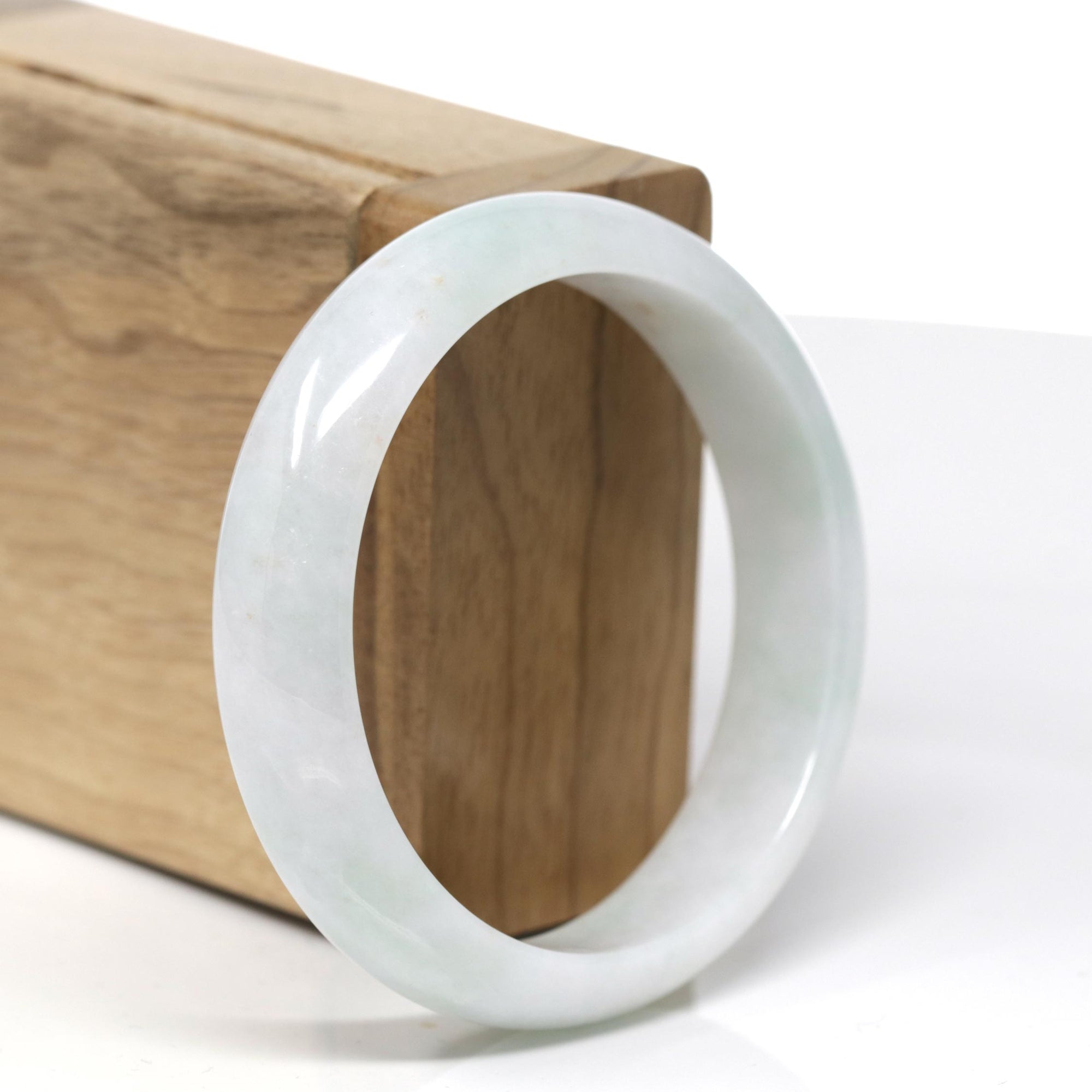 Baikalla™ "Classic Bangle" Genuine Burmese High Quality Jadeite Jade Bangle Bracelet (57.3mm) 