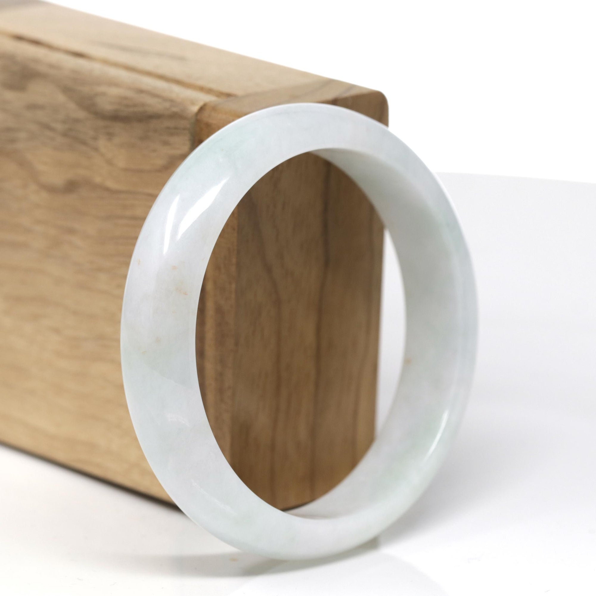 Baikalla™ "Classic Bangle" Genuine Burmese High Quality Jadeite Jade Bangle Bracelet (57.3mm) 