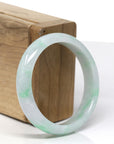 Baikalla™ "Classic Bangle" Genuine Burmese Green Jadeite Jade Bangle Bracelet ( 53.35 ) 
