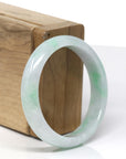 Baikalla™ "Classic Bangle" Genuine Burmese Green Jadeite Jade Bangle Bracelet ( 53.35 ) 