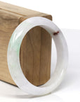 Genuine Burmese Jadeite Jade Bangle Bracelet (56.33 mm) 