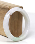 Genuine Burmese Jadeite Jade Bangle Bracelet (56.33 mm) 