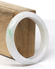 Genuine Burmese Jadeite Jade Bangle Bracelet (56.33 mm) 