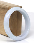 Genuine Burmese Lavender Jadeite Jade Bangle Bracelet ( 58.18 mm ) 