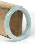 Baikalla Natural Green Jadeite Jade Bangle Bracelet (56.76mm) 
