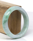 Baikalla Natural Green Jade Jadeite Bangle Bracelet (56.85mm ) 