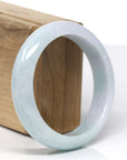 Baikalla Natural Light Lavender & Green Jade Jadeite Bangle Bracelet (58.3mm) 