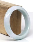 Baikalla Natural Light Lavender & Green Jade Jadeite Bangle Bracelet (58.3mm) 