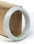 Baikalla Classic Lavender-Green Natural Burmese Jadeite Jade Bangle (58.21 mm) 