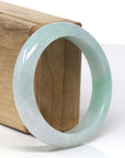 Natural Burmese Green Jadeite Jade Bangle Bracelet ( 57.0 mm ) 