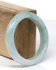 Baikalla Natural Apple-Green Jadeite Jade Bangle (55.47mm) 
