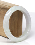 Baikalla Natural Icy Light GreenJadeite Jade Bangle (57.28mm) 