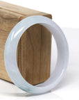 Baikalla Natural Blue-Green Patch Jadeite Jade Bangle Bracelet (58.69 mm) 