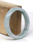 Baikalla Natural Blue-Green Jadeite Jade Bangle Bracelet (57.22 mm) 