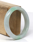 Baikalla Natural Green Jadeite Jade Bangle Bracelet (56.37mm) 