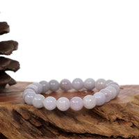 Baikalla Jewelry jade beads bracelet Copy of Jadeite Jade 10 mm Round Lavender Beads Bracelet ( 10 mm )