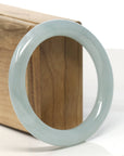 Baikalla Natural Jadeite Jade Bangle Bracelet (55.3 mm) 