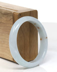 Baikalla Natural Jadeite Jade Bangle Bracelet (53 mm) 