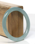 Baikalla Natural Jadeite Jade Bangle Bracelet (55.6 mm) 
