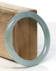 Baikalla Natural Jadeite Jade Bangle Bracelet (55.6 mm) 