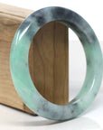 Baikalla Natural Jadeite Jade Bangle Bracelet (60 mm) 