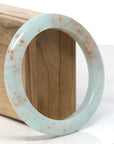 Baikalla Natural Jadeite Jade Bangle Bracelet (58.7 mm) 