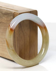 Baikalla Natural Jadeite Jade Bangle Bracelet (52 mm) 