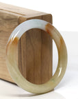 Baikalla Natural Jadeite Jade Bangle Bracelet (52 mm) 