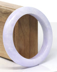 Baikalla Natural Lavender Jadeite Jade Bangle Bracelet (57.7 mm) 