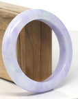 Baikalla Natural Lavender Jadeite Jade Bangle Bracelet (57.7 mm) 