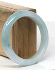 Baikalla Natural Green Jadeite Jade Bangle Bracelet (55.9 mm) 
