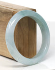 Baikalla Natural Green Jadeite Jade Bangle Bracelet (55.9 mm) 