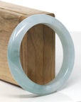 Baikalla Natural Green Jadeite Jade Bangle Bracelet (55.9 mm) 
