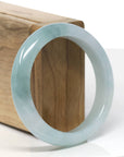 Baikalla Natural Green Jadeite Jade Bangle Bracelet (55.9 mm) 