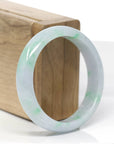 Baikalla™ "Classic Bangle" Genuine Jadeite Jade Green Bangle Bracelet (55.48mm) 