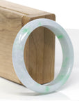 Baikalla™ "Classic Bangle" Genuine Jadeite Jade Green Bangle Bracelet (55.48mm) 