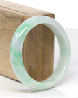 Baikalla™ "Classic Bangle" Genuine Jadeite Jade Green Bangle Bracelet (55.84mm)
