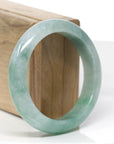 Forest Green Classic Real Jadeite Jade Bangle Bracelet (56.54mm) 