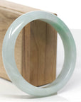 Baikalla™ "Classic Bangle" Genuine Jadeite Jade Green Bangle Bracelet (61.87mm)